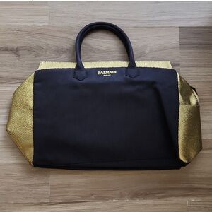 Balmain parfums weekender bag